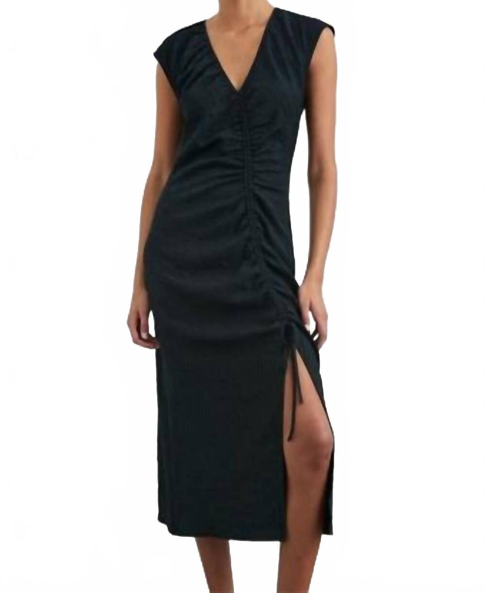 NEW RAILS auren dress in black jacquard